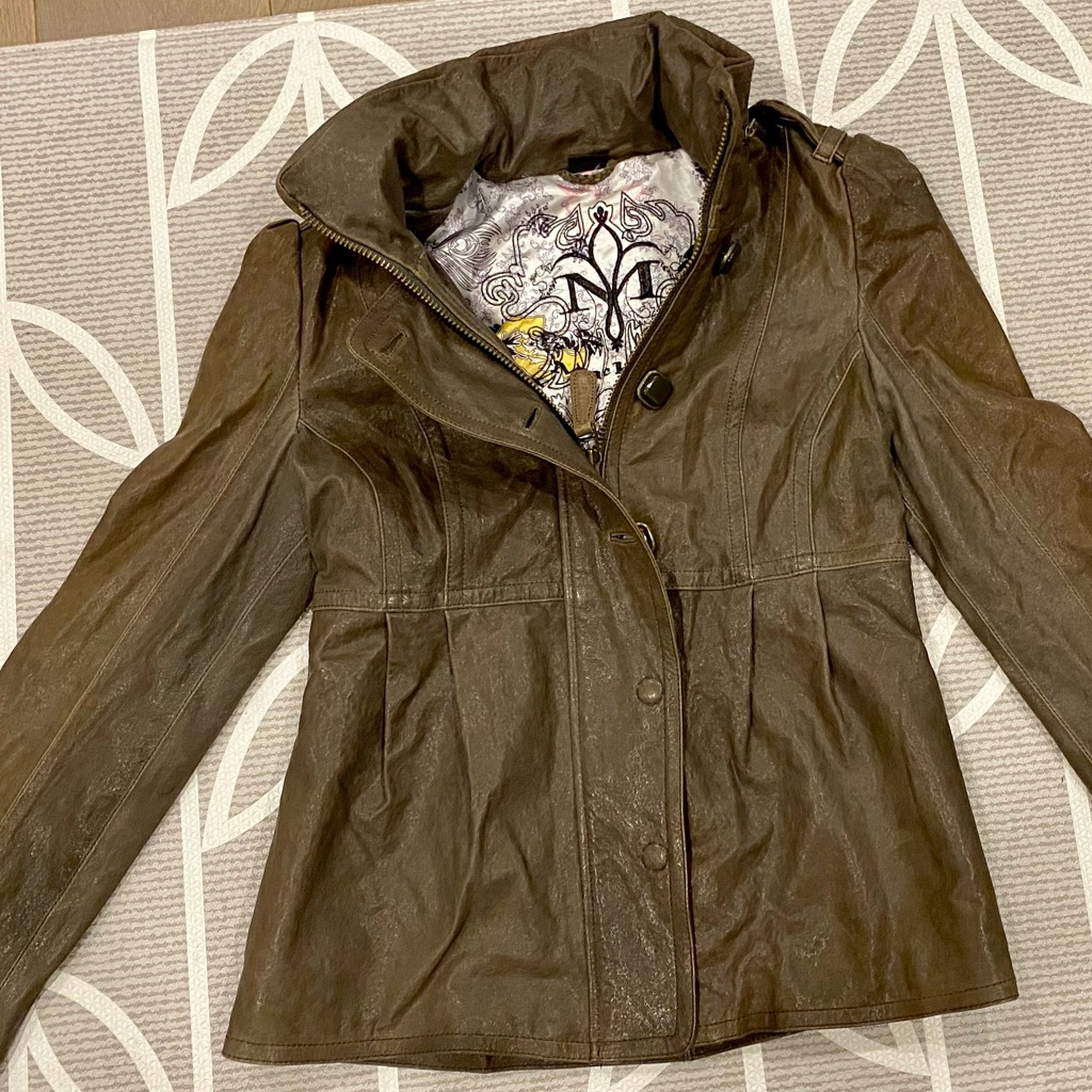 Mackage Brown Leather Jacket